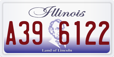IL license plate A396122