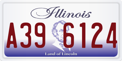 IL license plate A396124