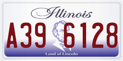 IL license plate A396128
