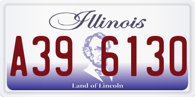 IL license plate A396130