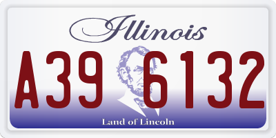 IL license plate A396132