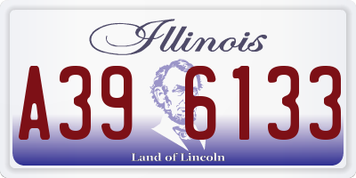 IL license plate A396133