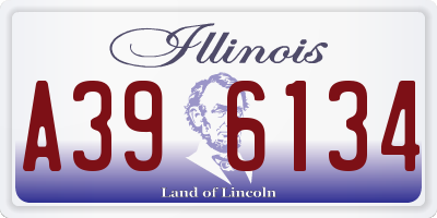 IL license plate A396134