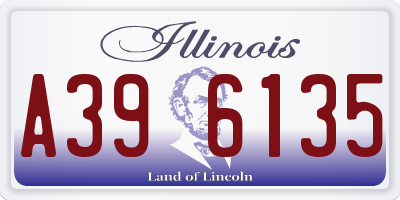 IL license plate A396135