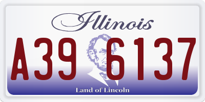 IL license plate A396137