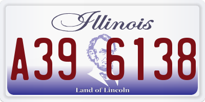 IL license plate A396138
