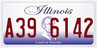 IL license plate A396142