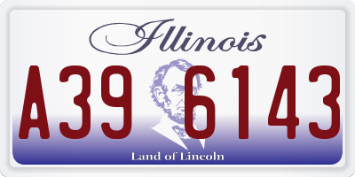 IL license plate A396143