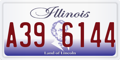 IL license plate A396144