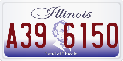 IL license plate A396150