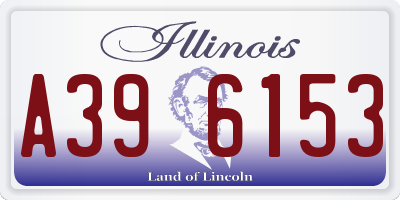IL license plate A396153