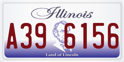 IL license plate A396156