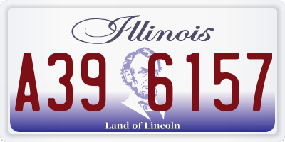 IL license plate A396157