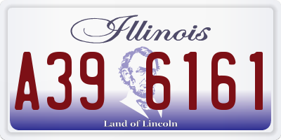 IL license plate A396161