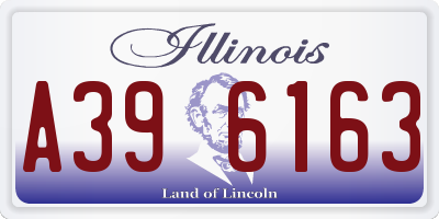 IL license plate A396163