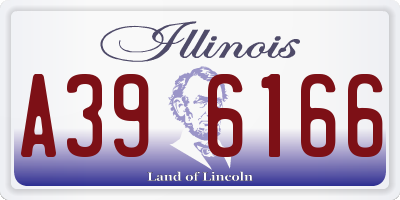 IL license plate A396166