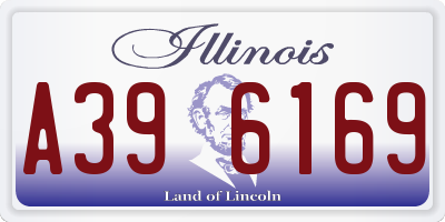 IL license plate A396169