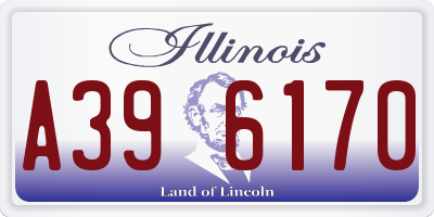 IL license plate A396170