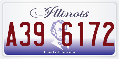 IL license plate A396172