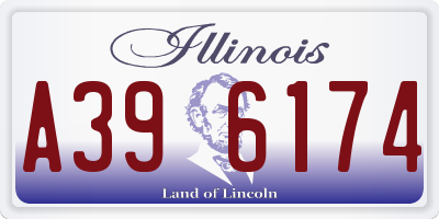 IL license plate A396174