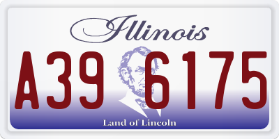 IL license plate A396175