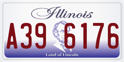 IL license plate A396176