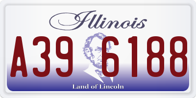 IL license plate A396188