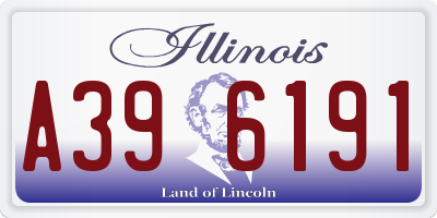 IL license plate A396191