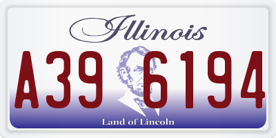 IL license plate A396194