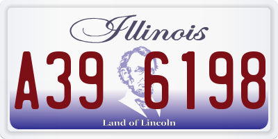 IL license plate A396198