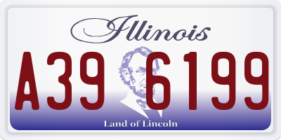 IL license plate A396199