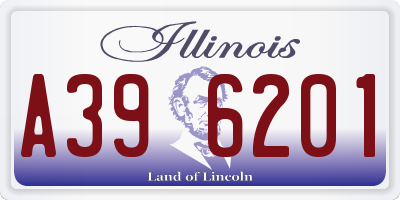IL license plate A396201