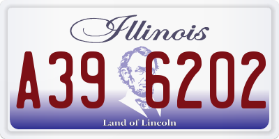 IL license plate A396202