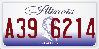 IL license plate A396214
