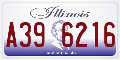 IL license plate A396216