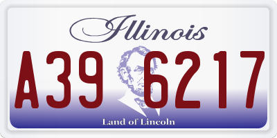 IL license plate A396217