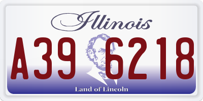 IL license plate A396218