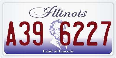 IL license plate A396227