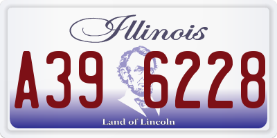 IL license plate A396228
