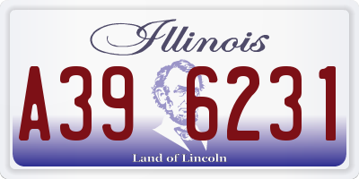 IL license plate A396231