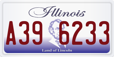 IL license plate A396233