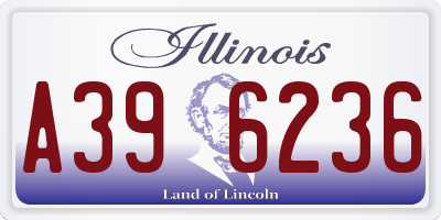 IL license plate A396236