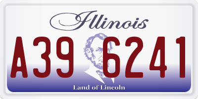 IL license plate A396241