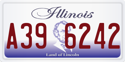IL license plate A396242