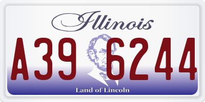 IL license plate A396244