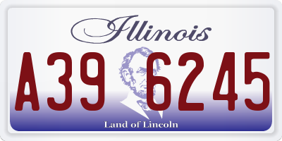IL license plate A396245