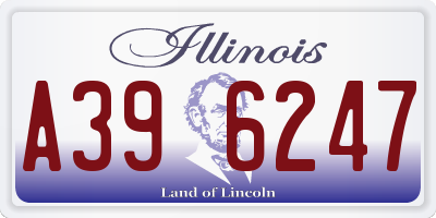 IL license plate A396247