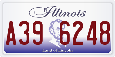 IL license plate A396248