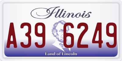 IL license plate A396249