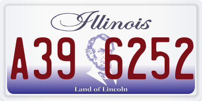 IL license plate A396252